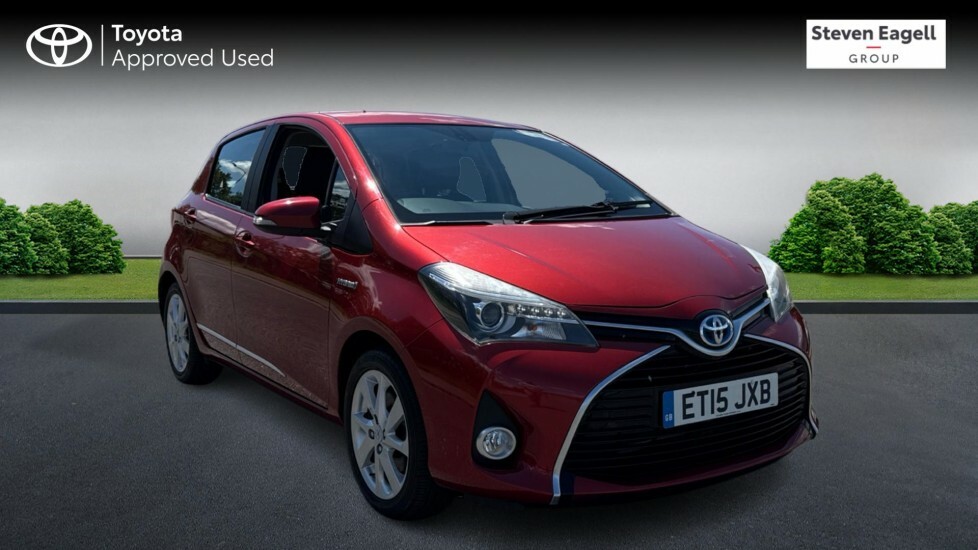 Toyota Yaris 1.5 Vvt-h Excel Hatchback Hybrid E-cvt Red