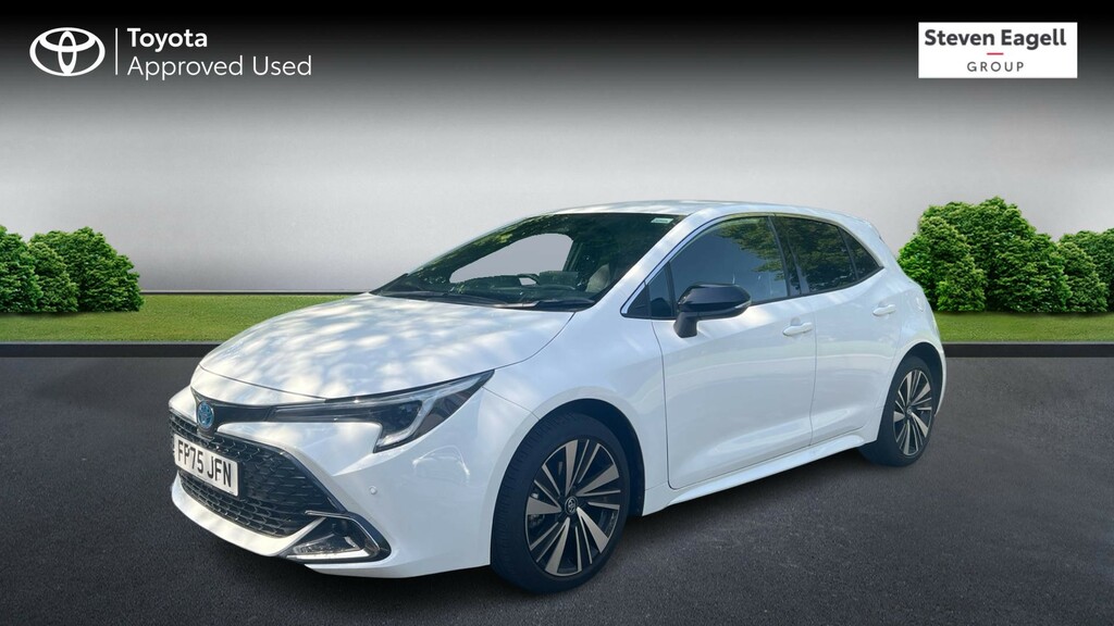 Toyota Corolla 1.8 Vvt-h Design Cvt Euro 6 Ss FP75JFN White #3