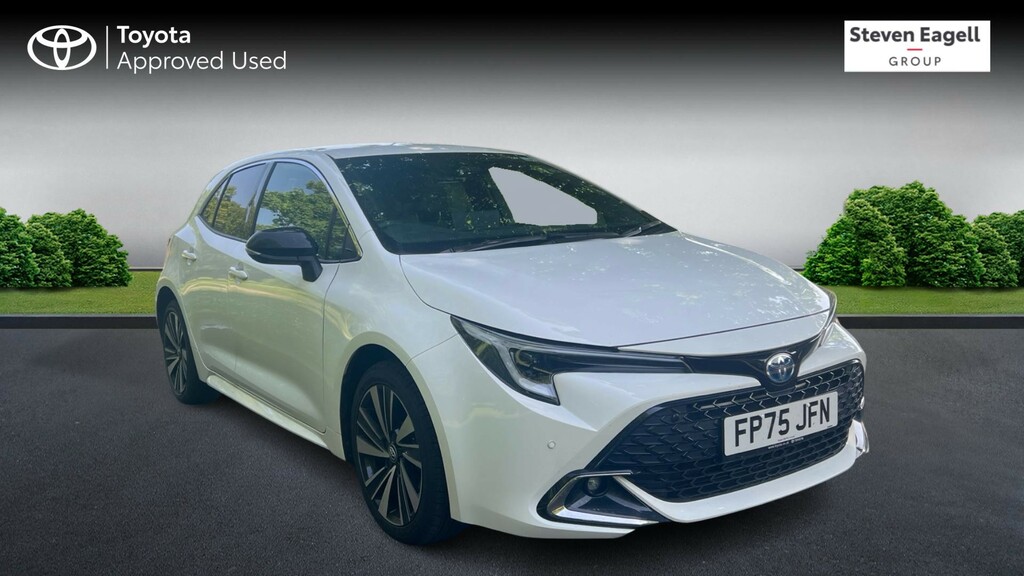Toyota Corolla 1.8 Vvt-h Design Cvt Euro 6 Ss FP75JFN White