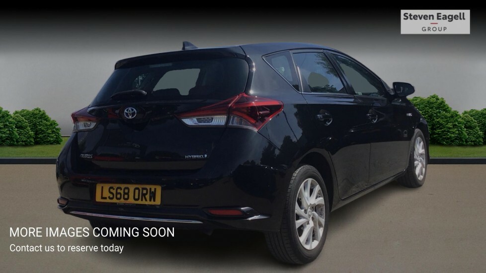 Toyota Auris 1.8 Vvt-h Icon Tech Hatchback Hybrid Cv Black #4