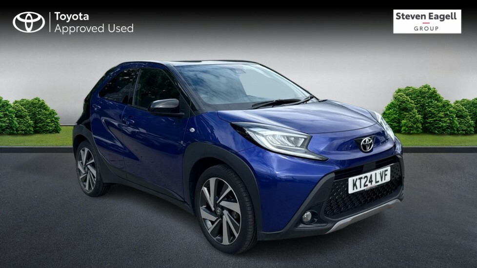 Toyota Aygo X 1.0 Vvt-i Exclusive Hatchback X-shift E KT24LVF Blue
