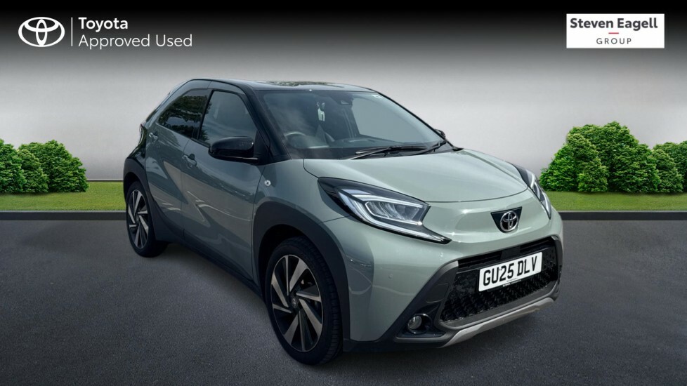 Toyota Aygo X 1.0 Vvt-i Exclusive X-shift Euro 6 Ss GU25DLV Green