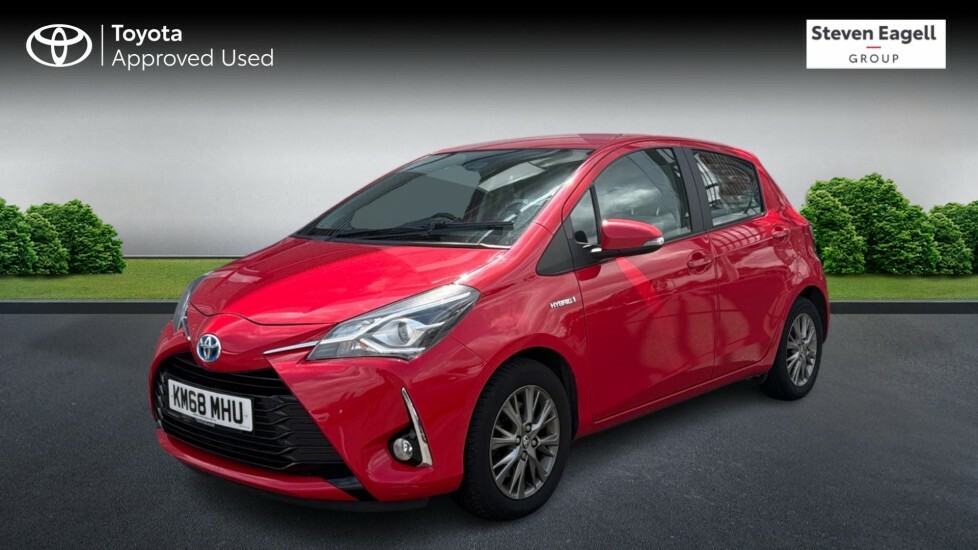 Toyota Yaris 1.5 Vvt-h Icon Hatchback Hybrid E-cvt E Red #3