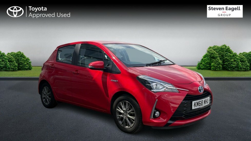 Toyota Yaris 1.5 Vvt-h Icon Hatchback Hybrid E-cvt E Red