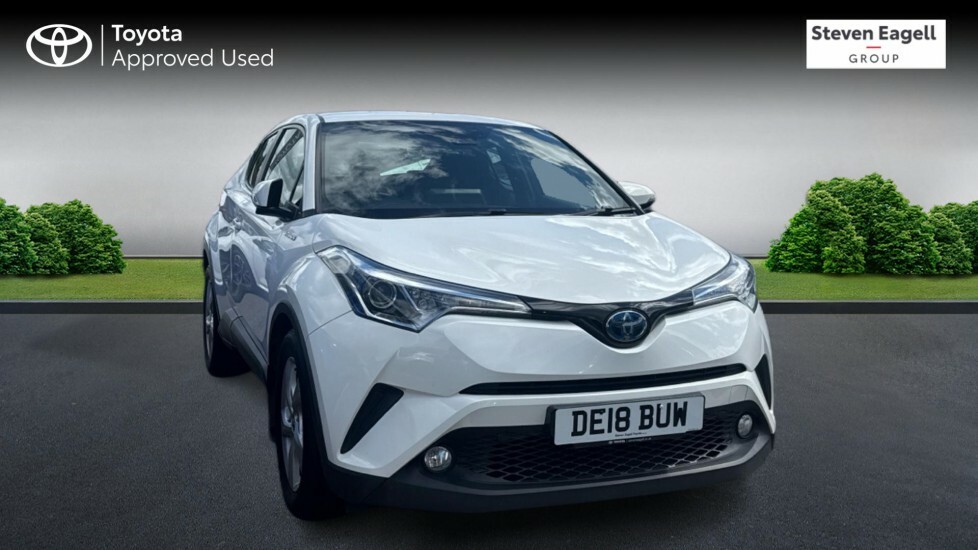 Toyota C-Hr 1.8 Vvt-h Icon Cvt Euro 6 Ss White #3