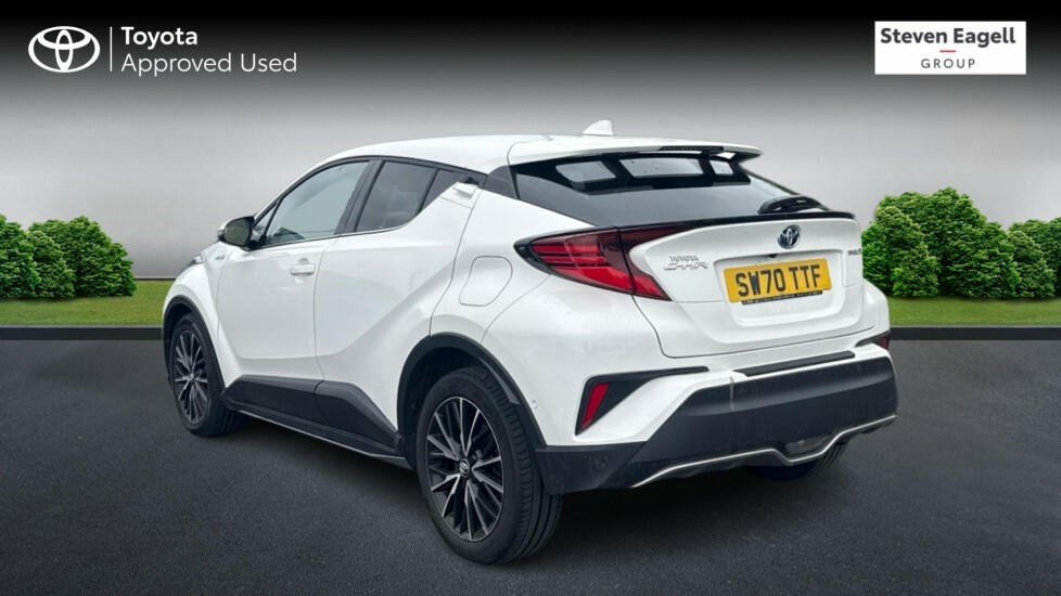 Toyota C-Hr 1.8 Vvt-h Excel Cvt Euro 6 Ss White #4