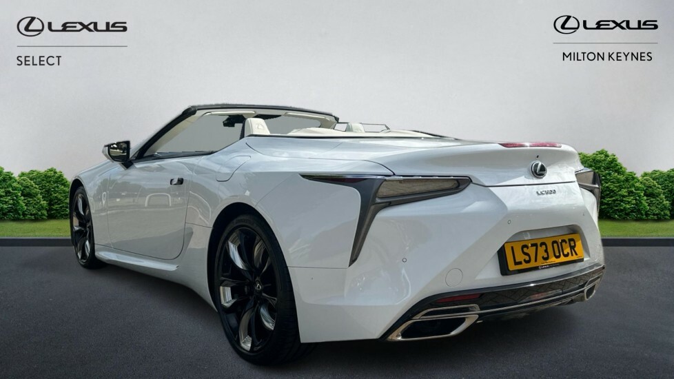 Lexus LC 5.0 500 V8 Regatta Inspiration Convertible Pet White #2