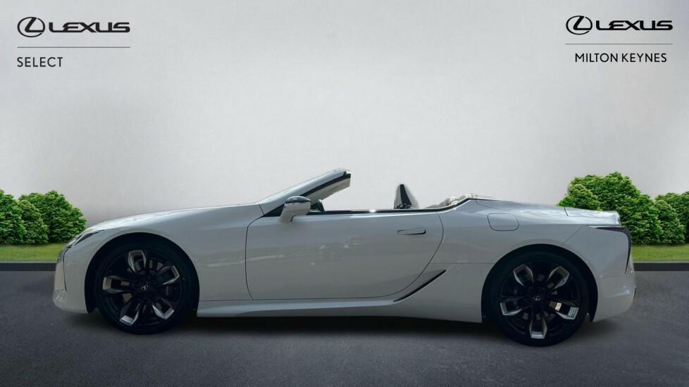 Lexus LC 5.0 500 V8 Regatta Inspiration Convertible Pet White #3