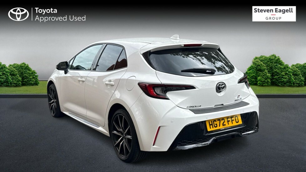 Toyota Corolla 1.8 Vvt-h Gr Sport Hatchback Hybrid Cvt White #4