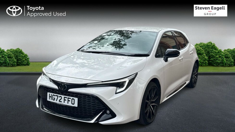 Toyota Corolla 1.8 Vvt-h Gr Sport Hatchback Hybrid Cvt White #3