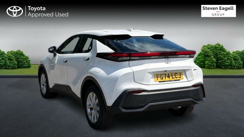 Toyota C-Hr 1.8 Vvt-h Icon Suv Hybrid Cvt Euro 6 S White #4
