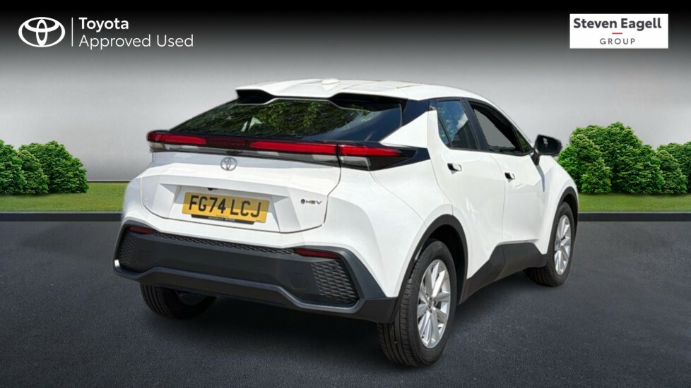 Toyota C-Hr 1.8 Vvt-h Icon Suv Hybrid Cvt Euro 6 S White #2