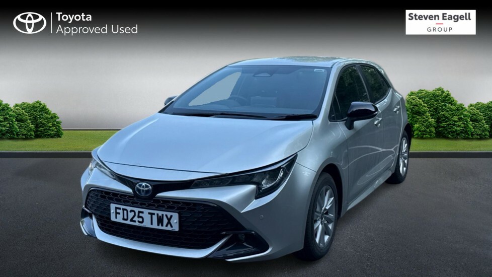 Toyota Corolla 1.8 Vvt-h Icon Hatchback Hybrid Cvt Eur Silver #3