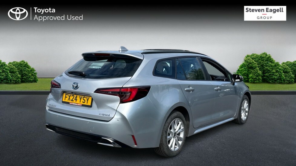 Toyota Corolla 1.8 Vvt-h Icon Touring Sports Cvt Euro 6 Ss Silver #2
