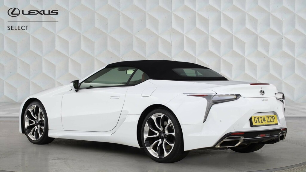 Lexus LC 5.0 500 V8 Sport Plus Convertible White #2