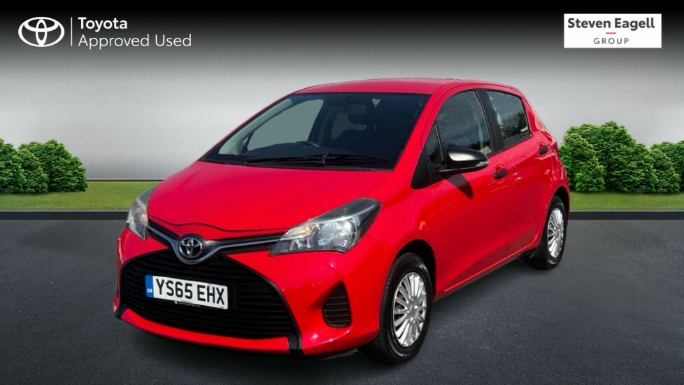 Toyota Yaris 1.0 Vvt-i Active Euro 5 Red #3