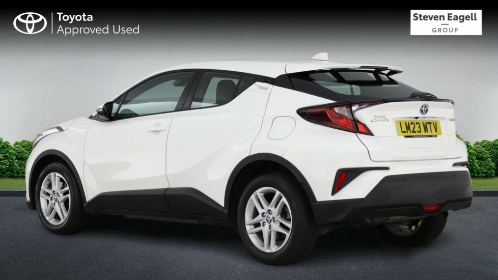 Toyota C-Hr 1.8 Vvt-h Icon Cvt Euro 6 Ss White #4