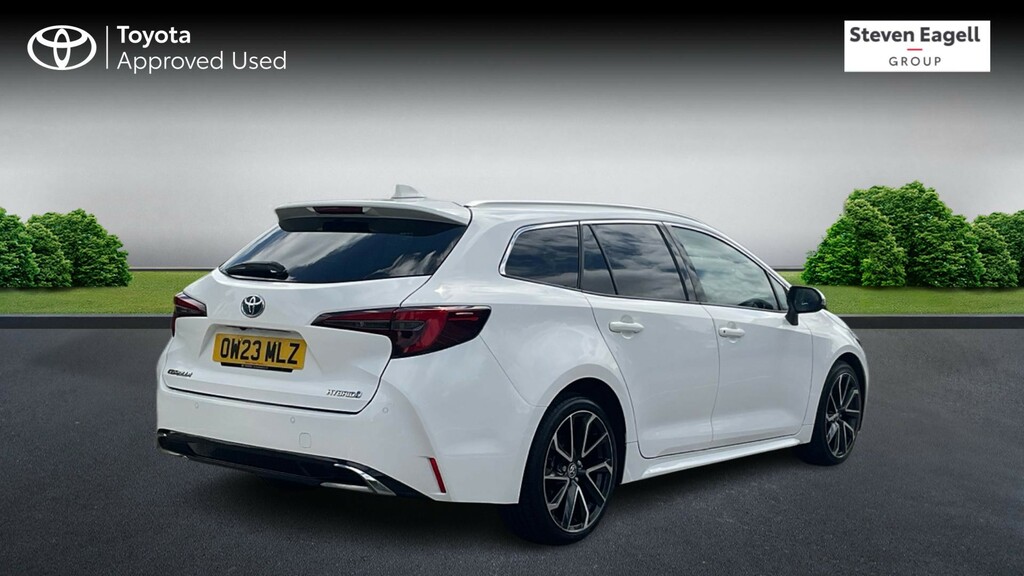 Toyota Corolla 1.8 Vvt-h Excel Touring Sports Cvt Euro 6 Ss White #2