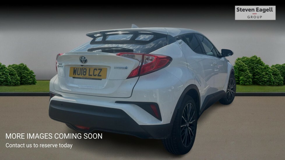 Toyota C-Hr 1.8 Vvt-h Excel Cvt Euro 6 Ss White #4