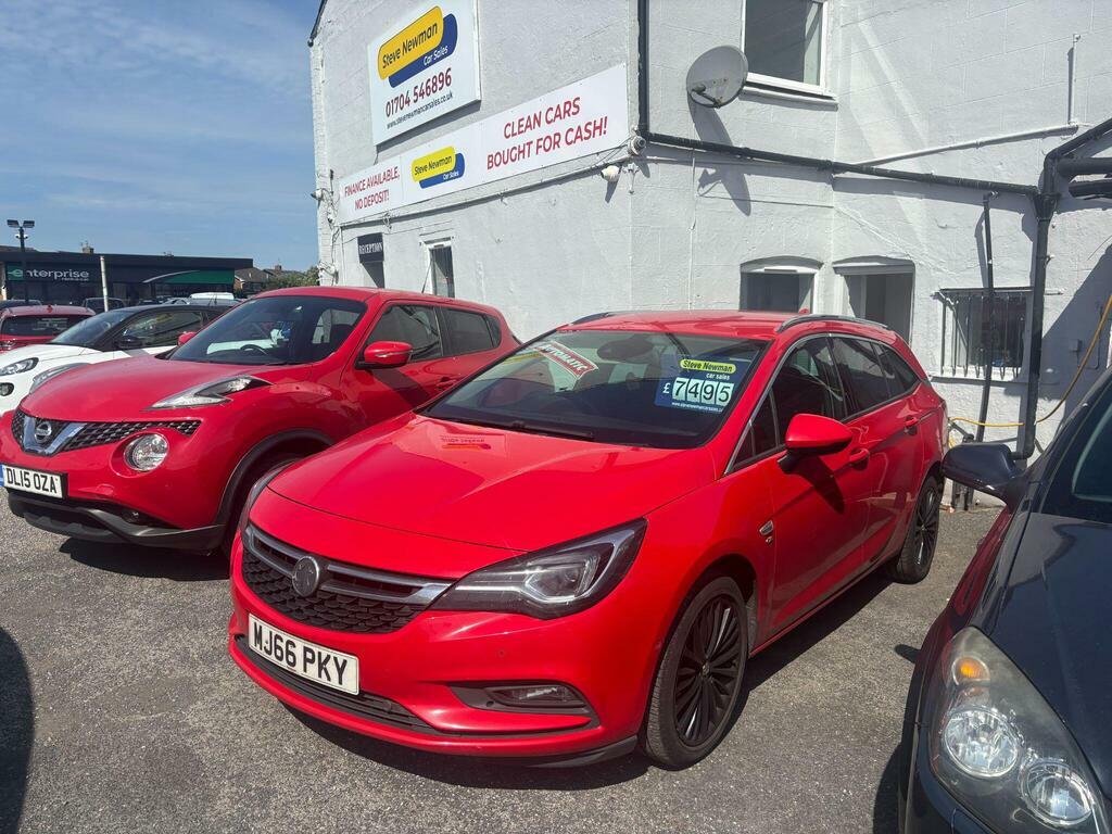 Vauxhall Astra 1.6 Cdti Elite Nav Sports Tourer Euro 6 Red