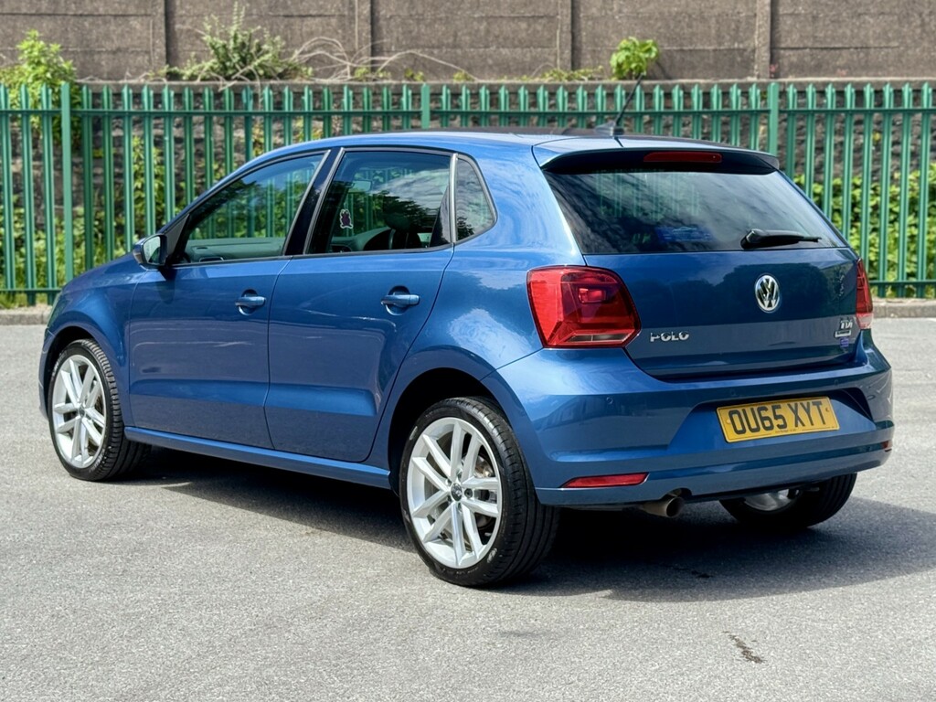 Volkswagen Polo Hatchback 1.4 Tdi Bluemotion Tech Sel 201565 OU65XYT Blue #2
