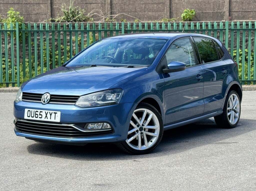 Volkswagen Polo Hatchback 1.4 Tdi Bluemotion Tech Sel 201565 OU65XYT Blue #3
