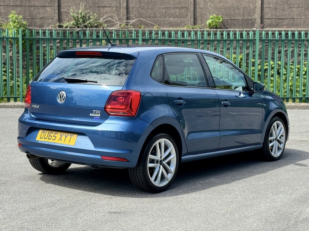 Volkswagen Polo Hatchback 1.4 Tdi Bluemotion Tech Sel 201565 OU65XYT Blue #4