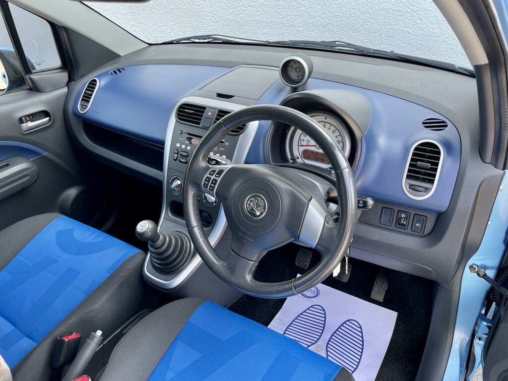 Vauxhall Agila Mpv 1.2 16V Design 200909 Blue #5