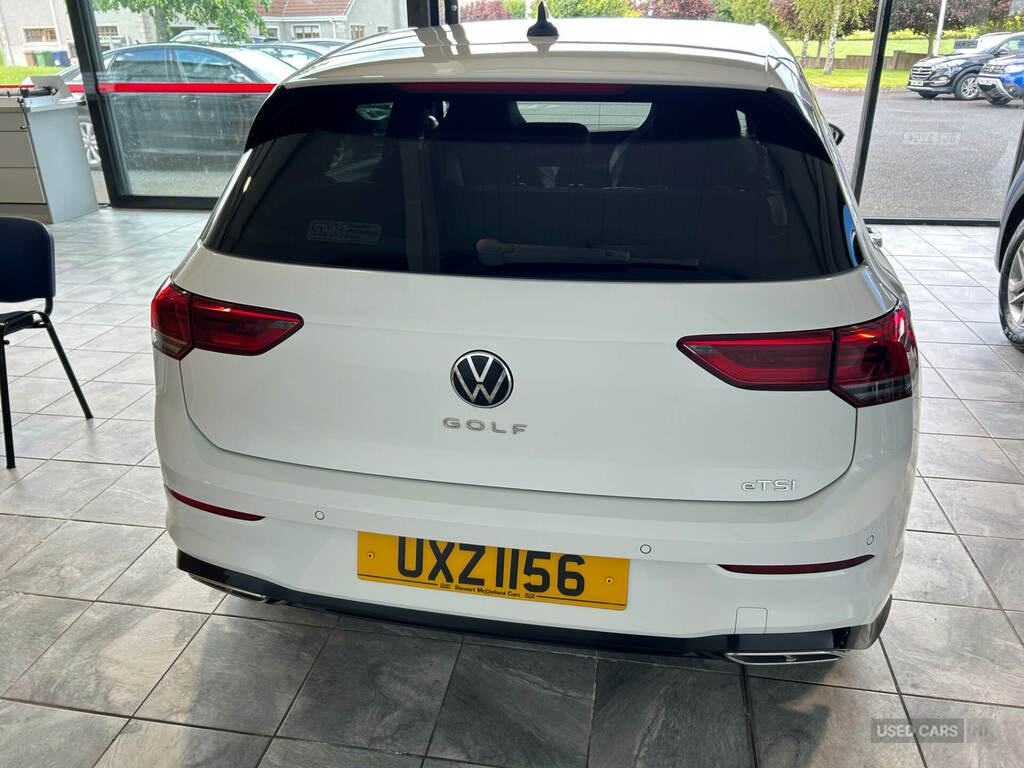 Volkswagen Golf 1.5 Etsi 150 R-line Dsg UXZ1156 White #5