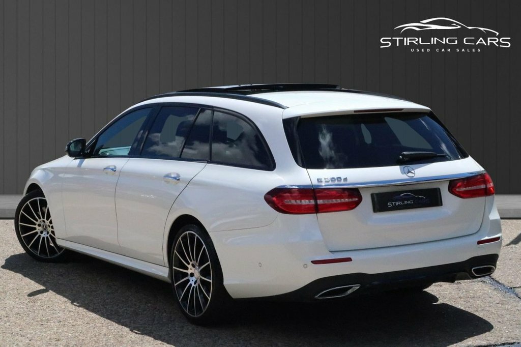 Mercedes-Benz E Class 2L Amg Line Night Edition KV20OYK White #2