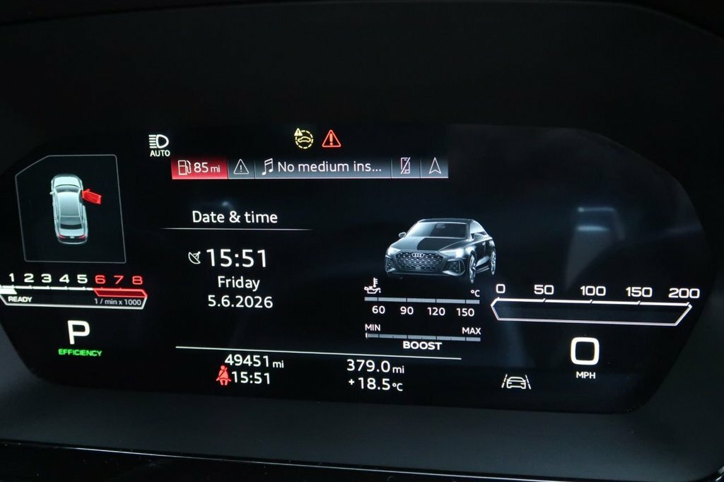 Audi RS3 2.5L Carbon Black SL72DVH Red #6
