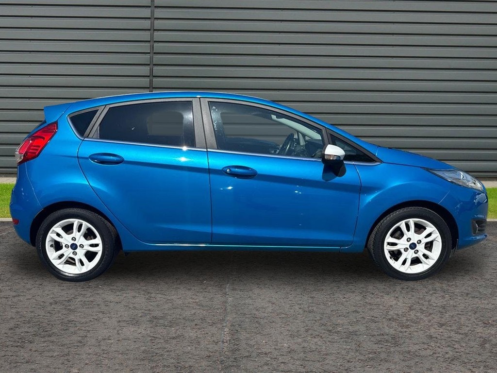 Ford Fiesta 1.0T Ecoboost Zetec Blue Edition Hatchback Pet AO66NTU Blue #4