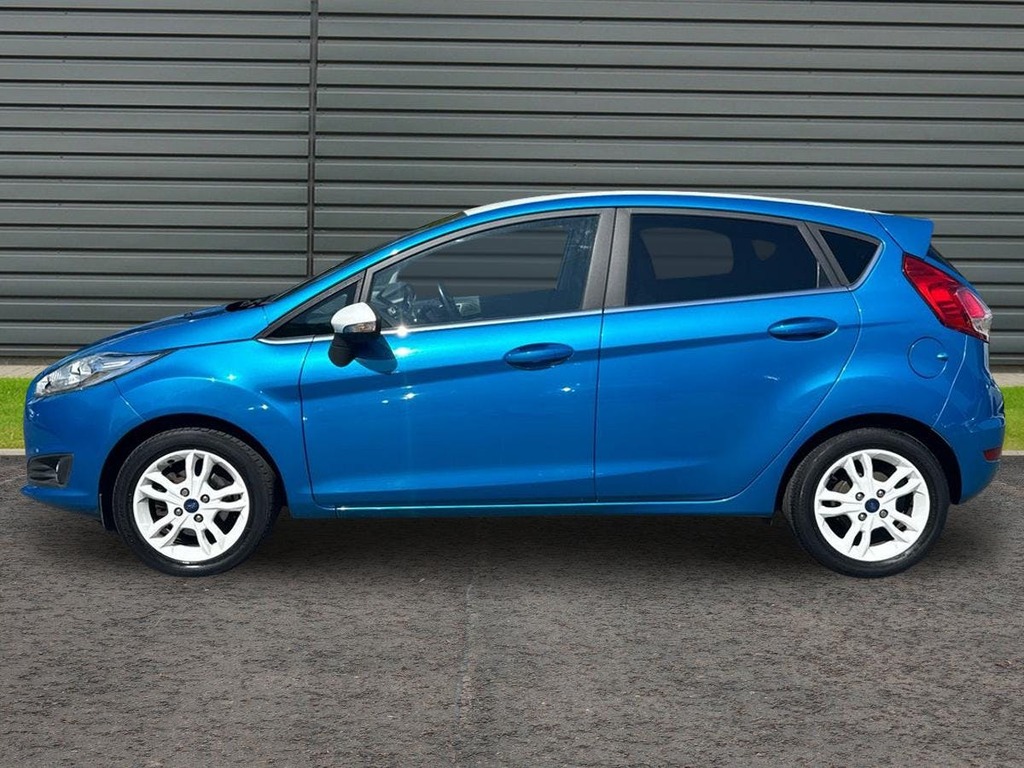 Ford Fiesta 1.0T Ecoboost Zetec Blue Edition Hatchback Pet AO66NTU Blue #5
