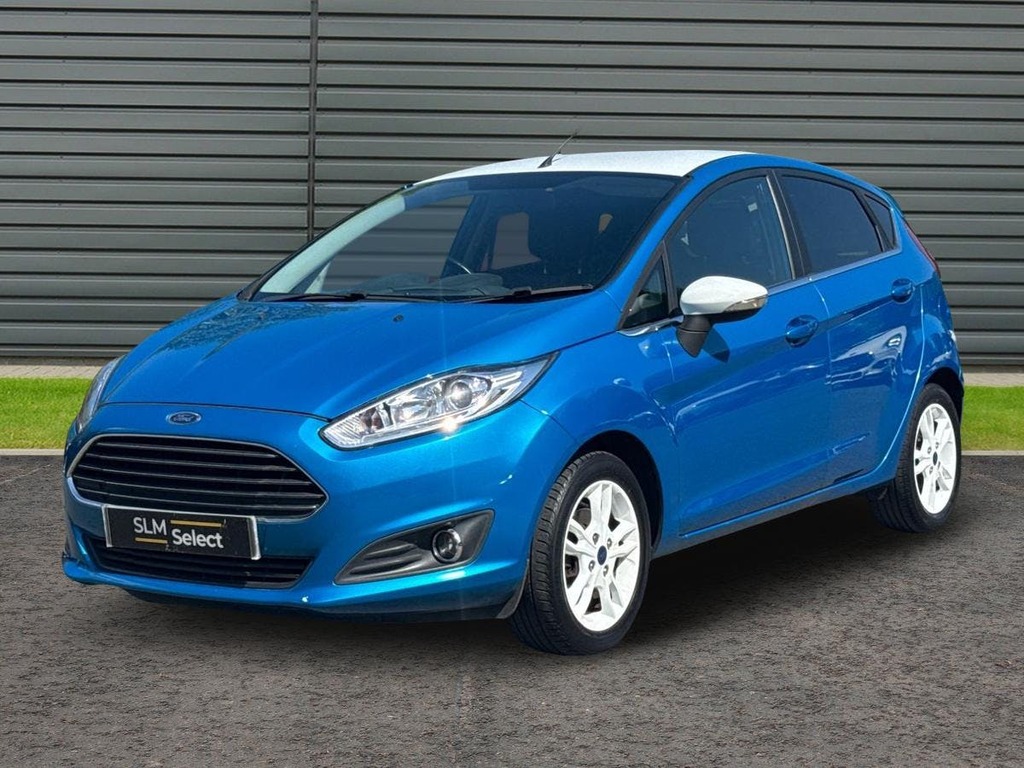 Ford Fiesta 1.0T Ecoboost Zetec Blue Edition Hatchback Pet AO66NTU Blue #3