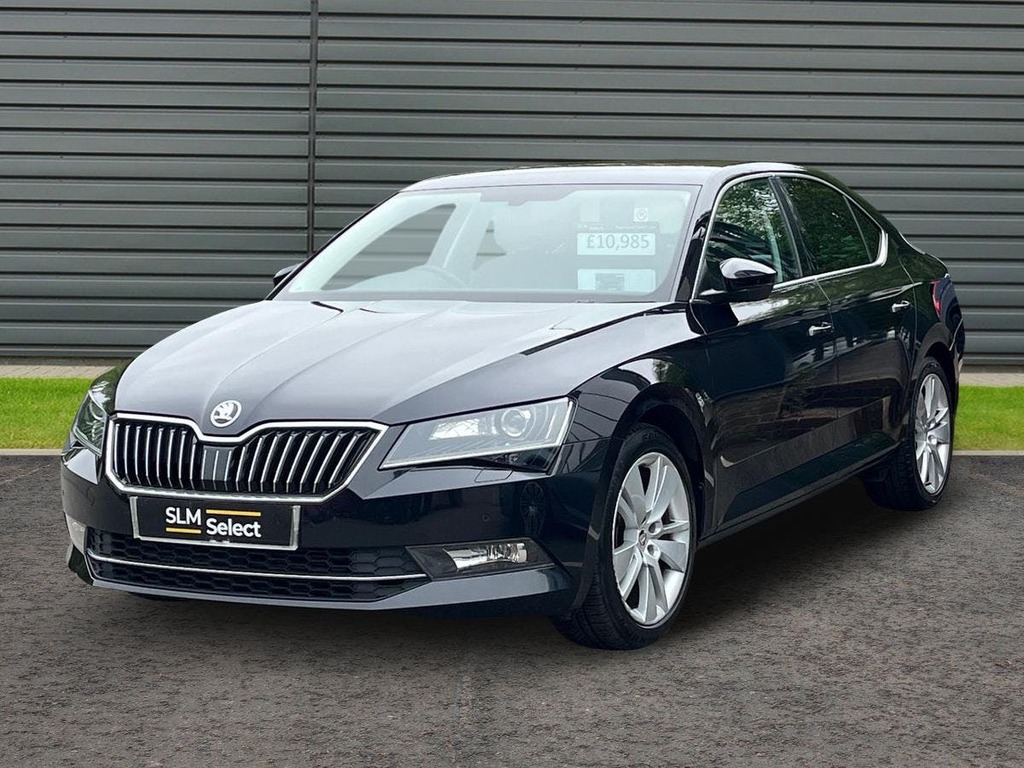 Skoda Superb 2.0 Tdi Se L Executive Hatchback CX68VJU Black #3