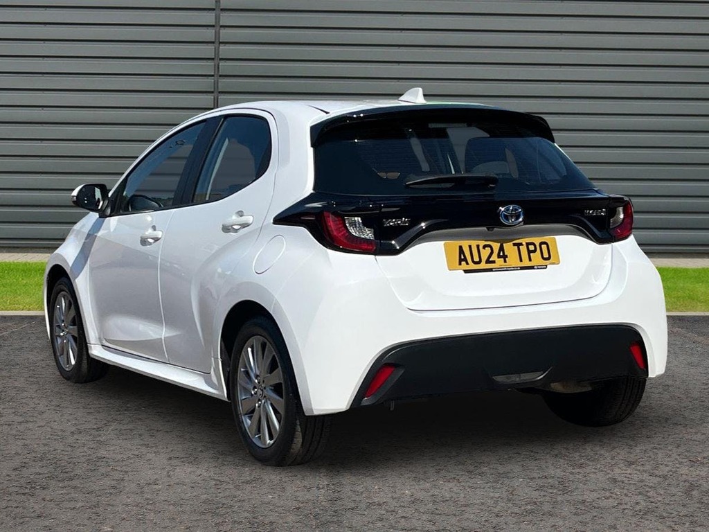 Toyota Yaris 1.5 Vvt-h Icon Hatchback Hybrid E Cvt AU24TPO White #5