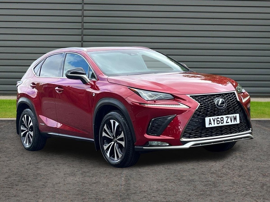Lexus NX 2.5 300H F Sport Suv Hybrid E Cvt 4Wd Red