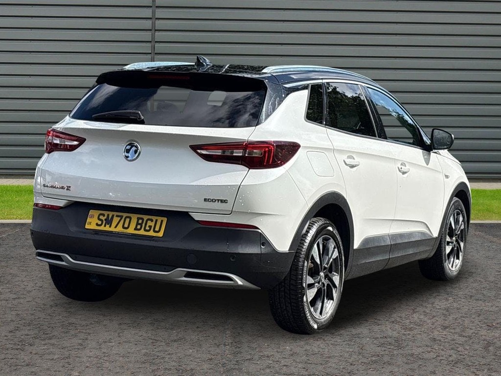 Vauxhall Grandland X 1.2 Turbo Sri Nav Suv SM70BGU White #3