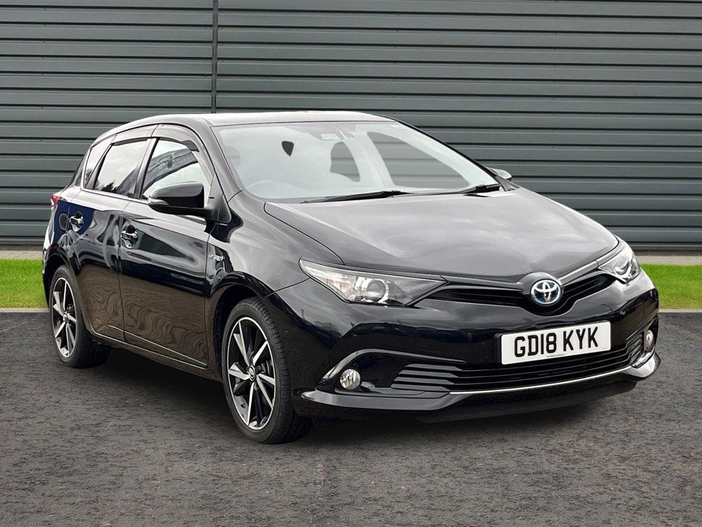 Toyota Auris 1.8 Vvt-h Design Hatchback Hybrid Cvt Black