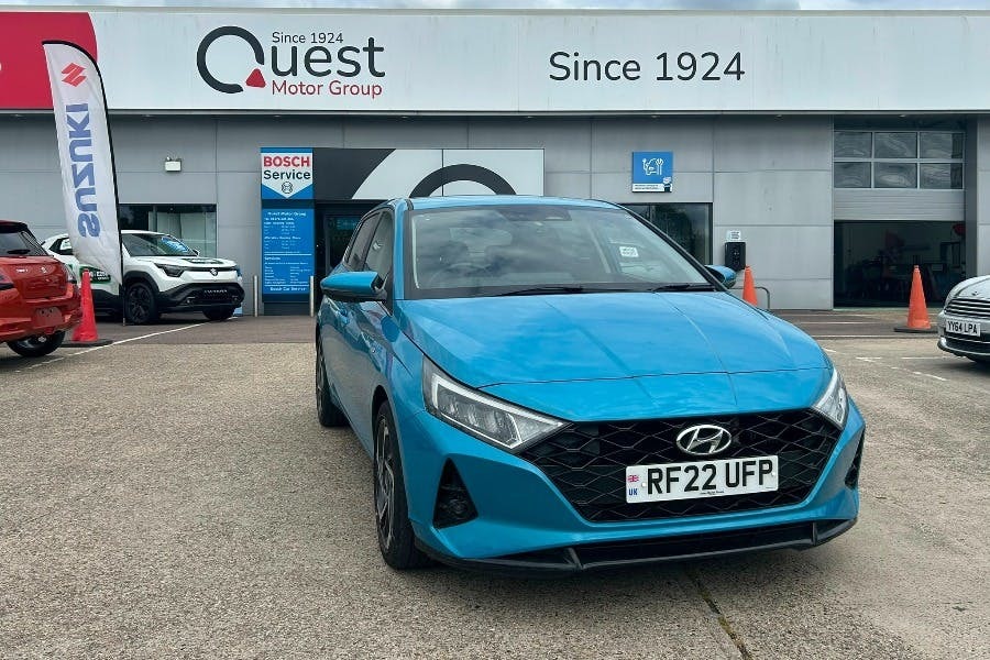 Hyundai I20 1.0 T Gdi Mhev Premium Hatchback Hybrid Blue