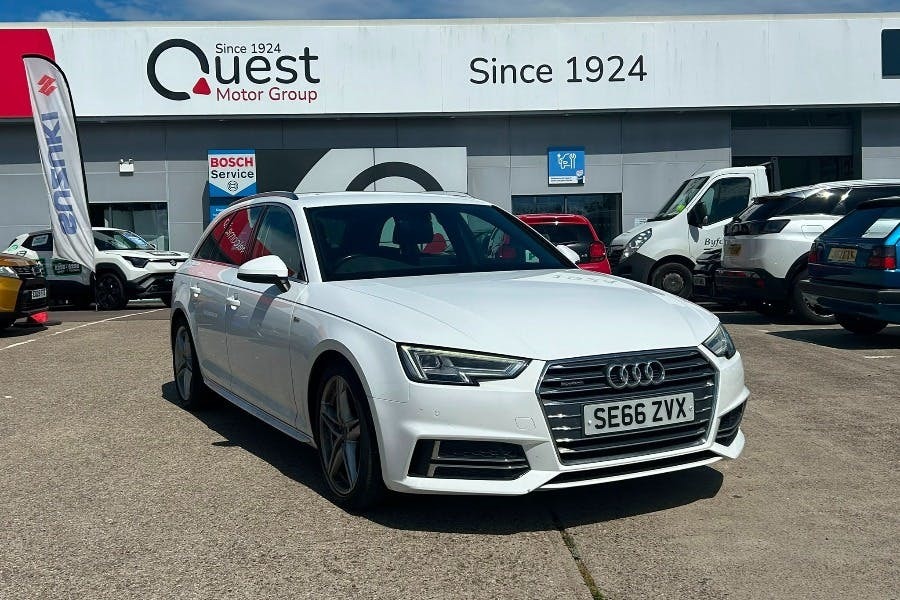 Audi A4 Avant 2.0 Tdi S Line Estate S Tronic Quattro White