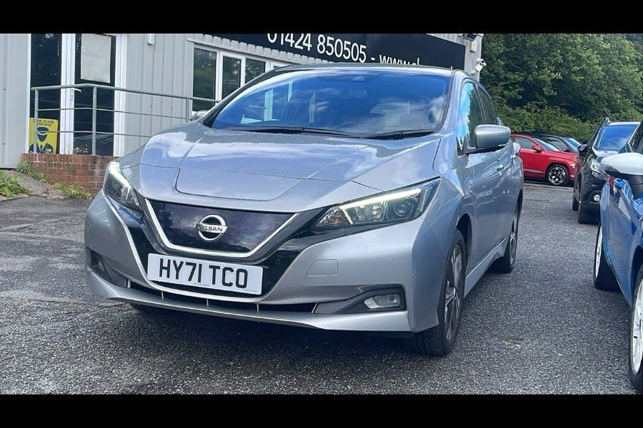 Nissan Leaf 62Kwh E Plus N Connecta Hatchback Aut Silver #3