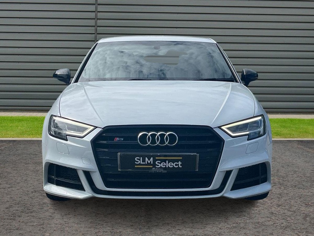 Audi S3 2.0 Tfsi Black Edition Sportback S Tron LT67RNF White #2