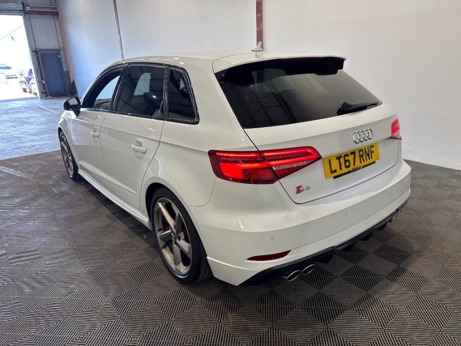 Audi S3 2.0 Tfsi Black Edition Sportback S Tron White #3