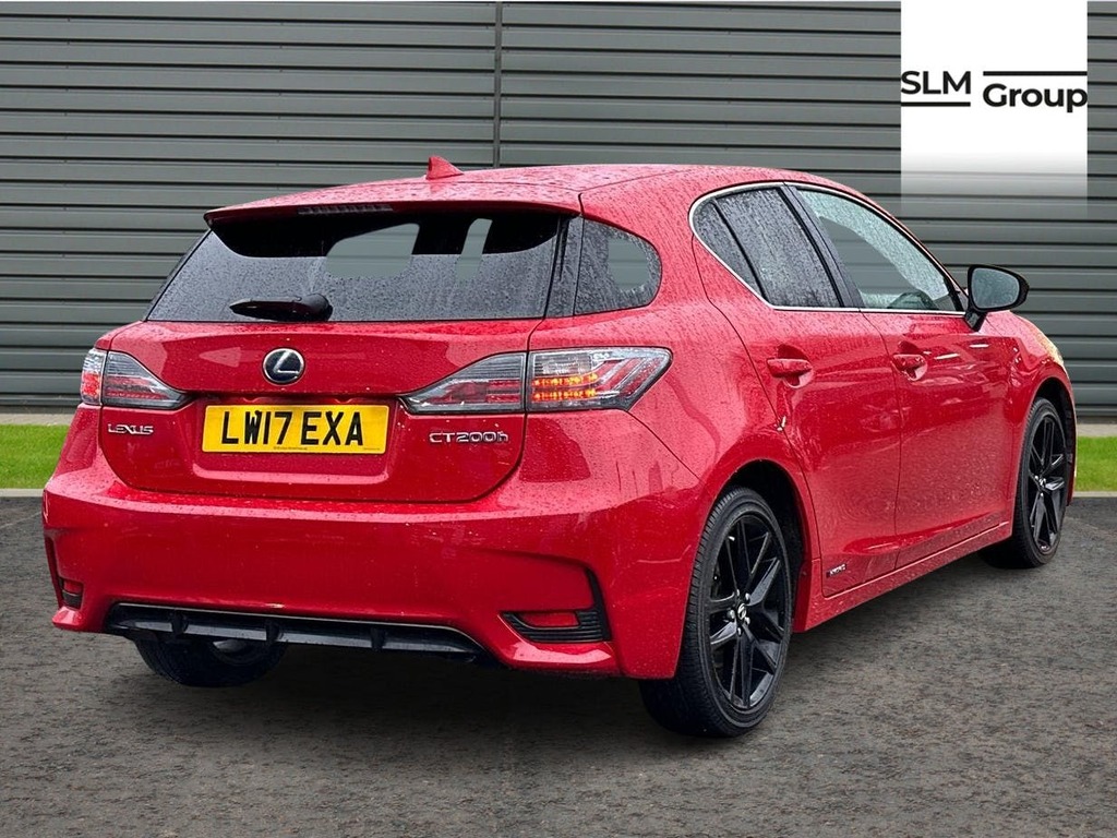 Lexus CT 1.8 200H Sport Hatchback Hybrid Cvt Red #3