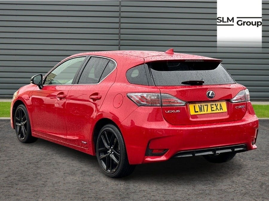 Lexus CT 1.8 200H Sport Hatchback Hybrid Cvt LW17EXA Red #5