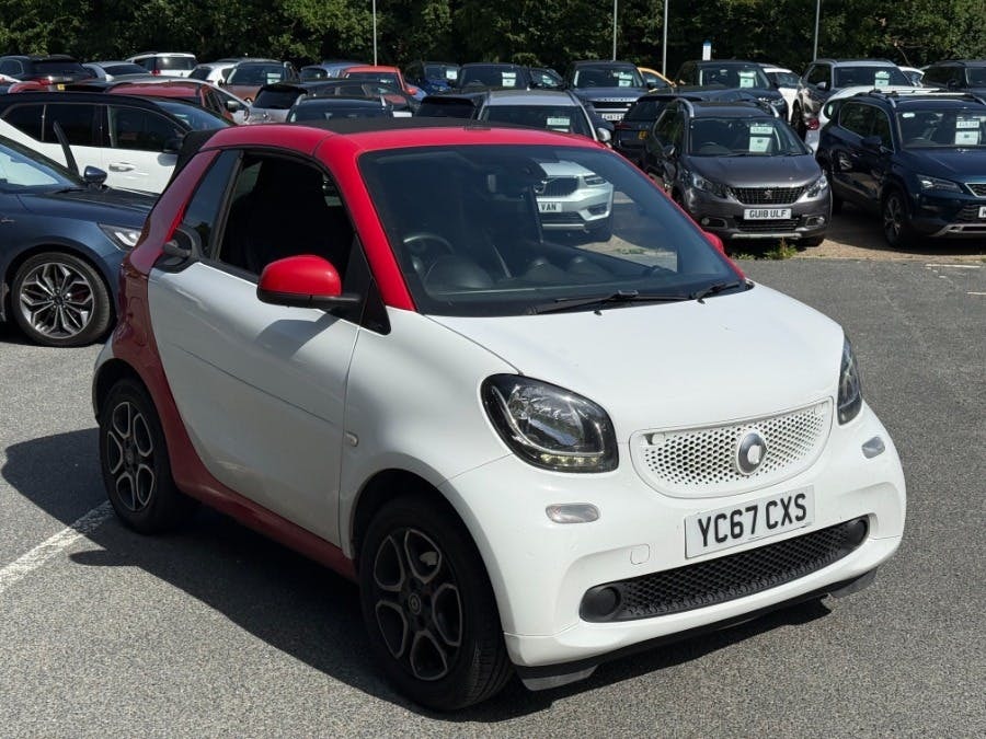 Smart Fortwo Cabrio 1.0 Prime Cabriolet Twinamic Red