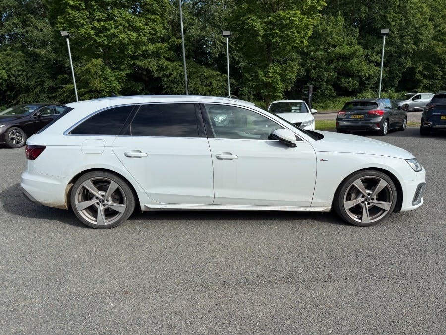 Audi A4 Avant 2.0 Tdi 40 S Line Estate S Tronic Quatt White #2