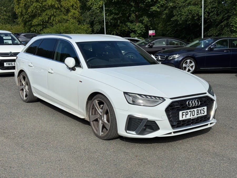 Audi A4 Avant 2.0 Tdi 40 S Line Estate S Tronic Quatt White