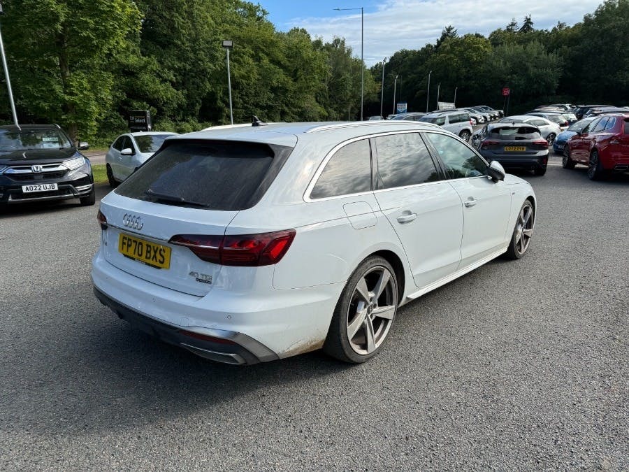 Audi A4 Avant 2.0 Tdi 40 S Line Estate S Tronic Quatt White #3